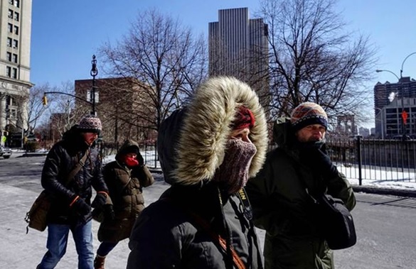 Frío ártico arropará estados costa Este USA reside más de un millón de dominicanos