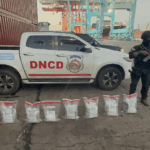 DNCD ocupa 37 paquetes de cocaína en un barco anclado en el puerto de Haina Oriental que zarparía hacia Puerto Rico