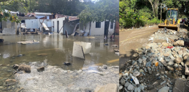 Emergencia en Santiago tras la explosión de una tubería matriz en el sector La Zanja; no se reportan heridos