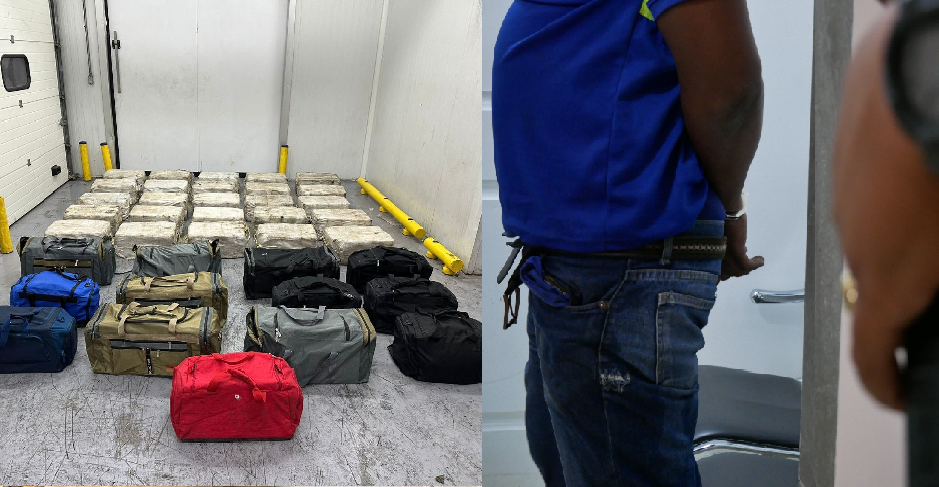DNCD arresta ex empleado del puerto Caucedo era perseguido por alijo de 918 paquetes de cocaína incautado en 2024