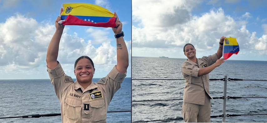 Venezolana miembro del US Marine celebra su participación en la captura de Maduro: 
