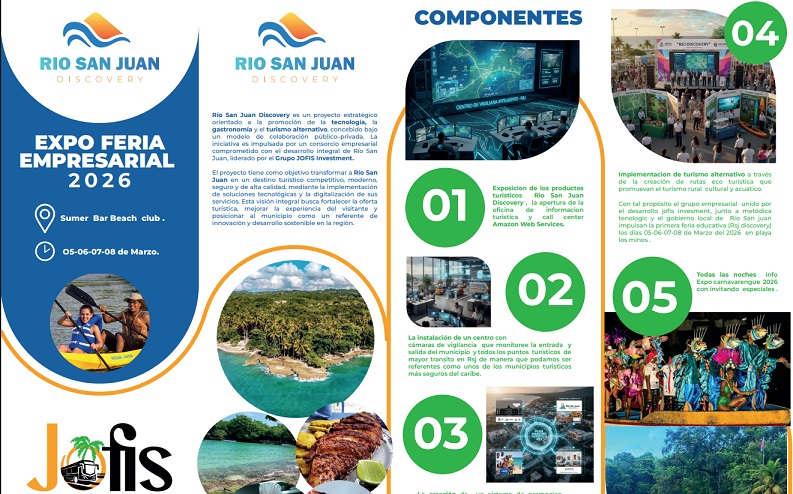 Celebrarán del 5 al 8 de marzo 1ra. expo feria empresarial Río San Juan Discovery dedicada al fallecido empresario Orlando Alvarado