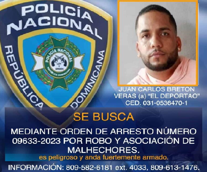 PN persigue “El Deportado” por atentado a subdirectora de Rafey que saldó con muerte chofer de carro público