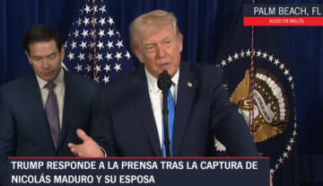 Trump anuncia Estados Unidos tomará control de Venezuela 