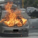 Heridos en el Alto Manhattan por disputa doméstica; incendian vehículo