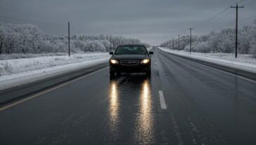 Serias advertencias en NY por presencia hielo negro; miles conductores dominicanos serían afectados