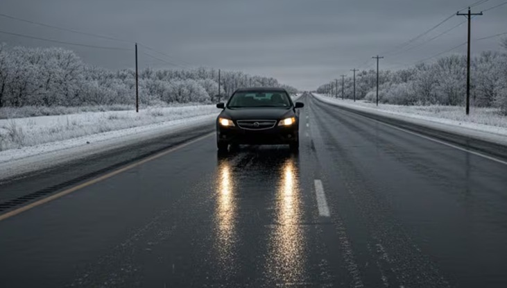 Serias advertencias en NY por presencia hielo negro; miles conductores dominicanos serían afectados