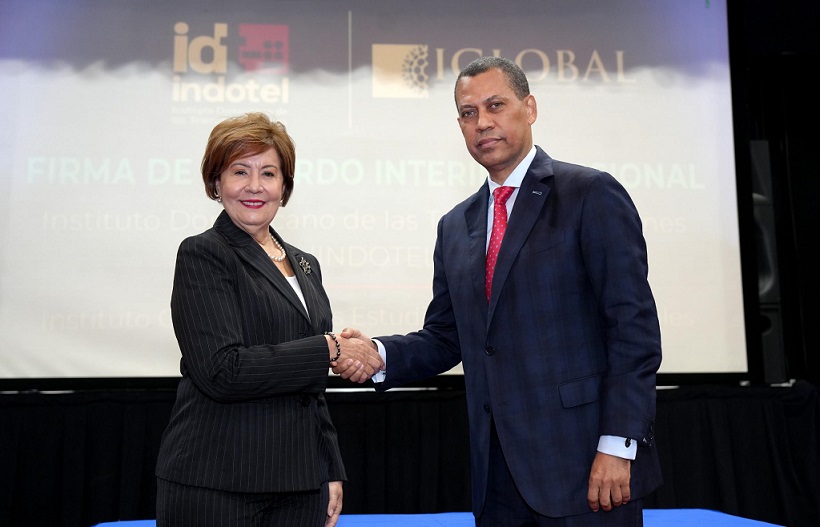 Indotel suscribe convenio con IGLOBAL para otorgar 200 becas en transformación digital y ciberseguridad