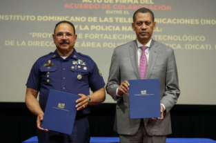 Indotel y Dicat firman acuerdo para fortalecer la investigación de delitos tecnológicos