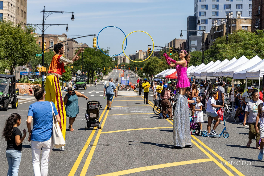 NYC DOT busca colaboradores para programas de Summer Streets y Día de la Tierra sin Autos