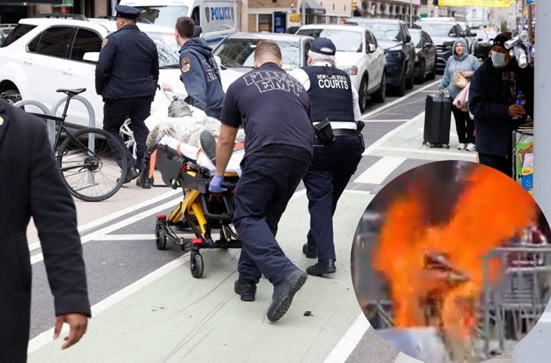 Delincuente con 88 arrestos prende fuego a desamparado en Penn Station, Manhattan; miles de dominicanos la usan