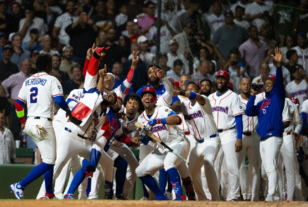 Caminero, Soto, Machado y Tatis Jr. brillan y RD aplasta 12-4 a Detroit en preparación al Clásico Mundial en el Quisqueya