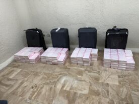 La DNCD ocupa 150 paquetes de cocaína en varias maletas llegaron al aeropuerto de Punta Cana