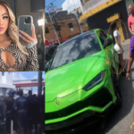 Otra vez viral! La PN sorprende a Yailín en su Lamborghini con dos armas de fuego en Santo Domingo Este