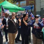 Adriano Espaillat impulsa su campaña en el Alto Manhattan junto a la congresista electa Analilia Mejía