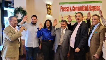Congresista Espaillat juramenta en NY directiva Prensa & Comunidad Hispana 2026-27