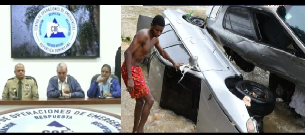 La capital dominicana asaltada por la lluvia! Caos vial, calles y viviendas inundadas; reportan niña y una embarazada fallecidas