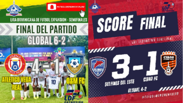Los clubes Delfines del Este FC y Atlético Vega Real jugarán la final de la LDF Expasión