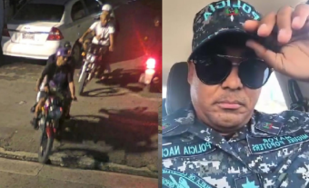 Individuos a bordo de 3 motores asesinan a tiros mayor de la PN en Villa Juana; autoridades ubican y matan uno de los asaltantes