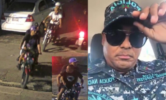 Individuos a bordo de 3 motores asesinan a tiros mayor de la PN en Villa Juana; autoridades ubican y abaten uno de los asaltantes