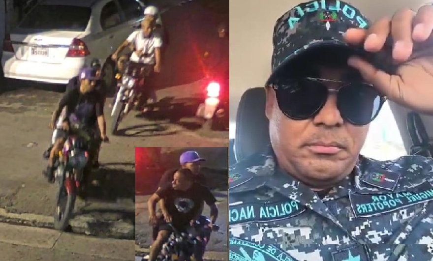 Individuos en motos asesinan a tiros mayor de la PN en Villa Juana; autoridades ubican y abaten uno de los asaltantes