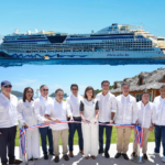 Vice Raquel Peña inaugura primera etapa de Samaná Bayport con llegada del crucero Aida Blue con más 3,000 turistas