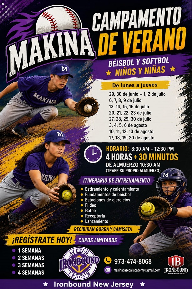 Makina Academy da inicio a su Campamento de Verano para niños y niñas en béisbol y softbol