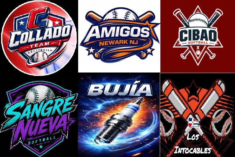 Suspensiones por lluvias dejan Cibao Team y Bujía primer lugar Softbol Newark, N.J.
