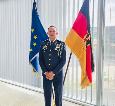 Mayor de la Policía Nacional oriundo de Río San Juan cursa prestigioso programa de formación en Alemania