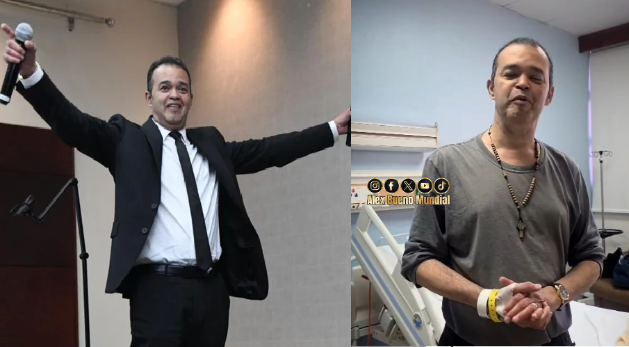 Se deteriora salud del cantante Alex Bueno tras ser operado de la cabeza; clase artística acude a llamado de unirse en oración