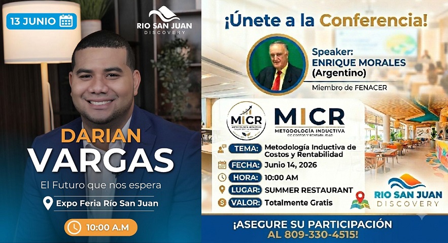 Todo listo para el inicio este jueves de la Expo Feria “Río San Juan Discovery”, una gran fiesta de turismo, innovación y cultura