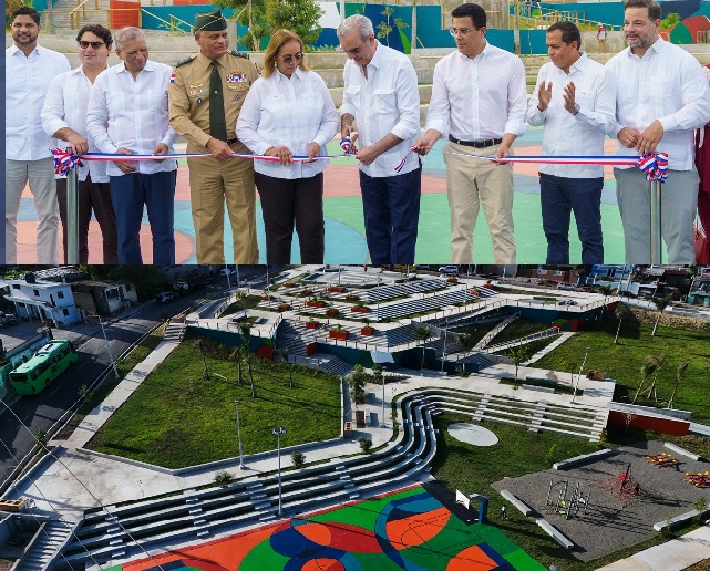 Abinader y Collado inauguran bulevar de la Salud en Haina con inversión de 165 millones de pesos