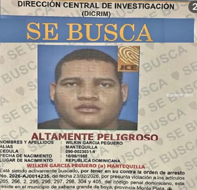 Agárrenlo que me dió! La PN busca ahora a Mantequilla tras ser acusado de tentativa de homicidio agravado