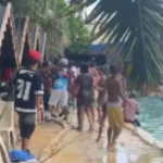 Al menos 7 heridos tras riña entre menores el domingo en la piscina del parque acuático Africa Park en Santiago