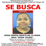 La PN busca a “Rosa Tours”, por 