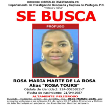 La PN busca a “Rosa Tours”, por 