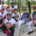 Los Troyanos derrotan en dos ocasiones a Los Gigantes softbol de Newark, New Jersey