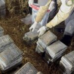 Atrapan a tres transitaban por la autopista Duarte con 234 paquetes de cocaina