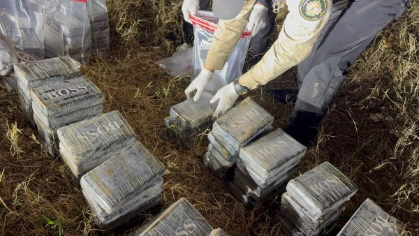 Atrapan a tres transitaban por la autopista Duarte con 234 paquetes de cocaina