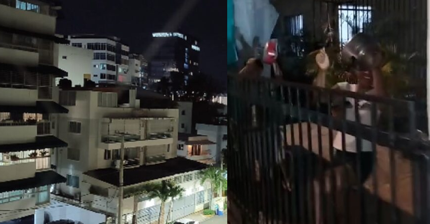A pesar molestia de El Lápiz Conciente, vuelven a sonar los cacerolazos en sectores de clase media del Gran Santo Domingo