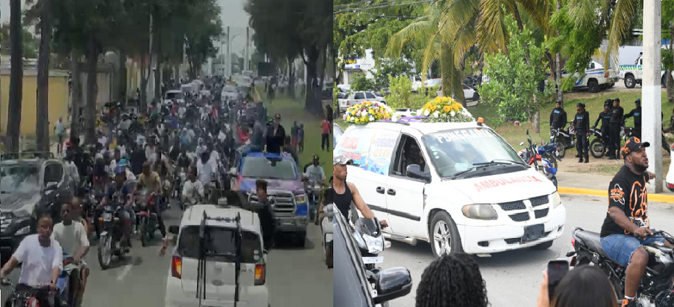 Entre llanto, dolor y clamor de  justicia sepultan restos joven de 18 años muerto por cabo PN en Herrera; cambian jefe policial del área