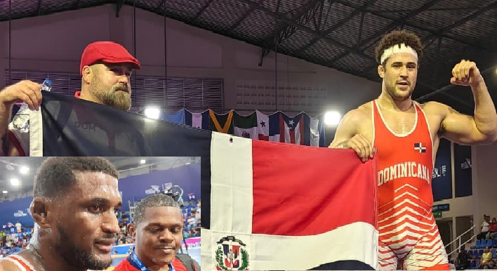 Christopher Foca da otra medalla de oro a RD en lucha libre; Luis Miguel Pérez gana bronce y pide Abinader le termine su casa