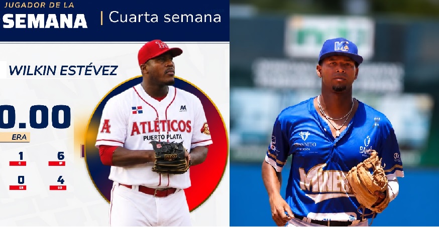 Alfredo Reyes y a Wilkin Estévez son los jugadores de la semana cuatro en la LIBEVE.