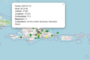 A jullir Crispín! Sismo de 3.1 grados hizo madrugar este a jueves a los residentes de Bonao, aunque no se reportaron daños