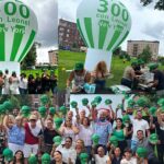 300 con Leonel deslumbra con globo en parque de El Bronx; llaman a dominicanos a sacar su nueva cédula