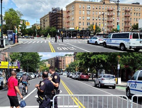 700 Policías en el Alto Manhattan por  advertencia “Dominican Dyckman, Parte 3″ tomar calle Dyckman