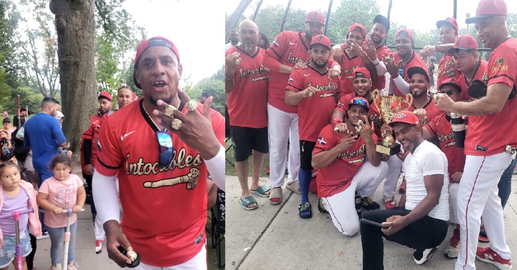 Los Intocables ganan dos a Los Amigos y retienen la Gran Copa del Softbol de la Liga Deportiva de Newark, N.J.