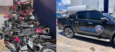 DICRIM desmantela en Cabrera taller de desguace de motocicletas robadas; recupera una moto y varias piezas