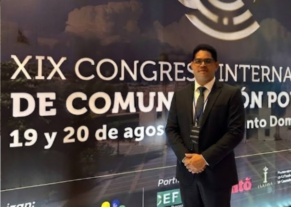 Regidor Ruben Santos toma parte Congreso Internacional de Comunicación Política con más de 75 expertos mundiales