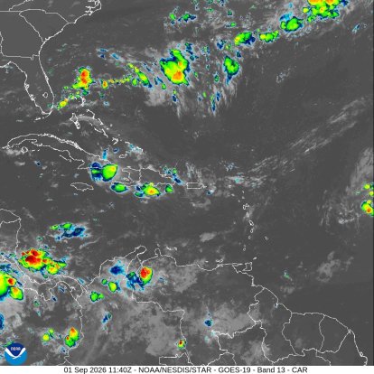Agua por un tubo y 7 llaves! Pronostican mas lluvias en RD por vaguada; varias provincias en alerta
